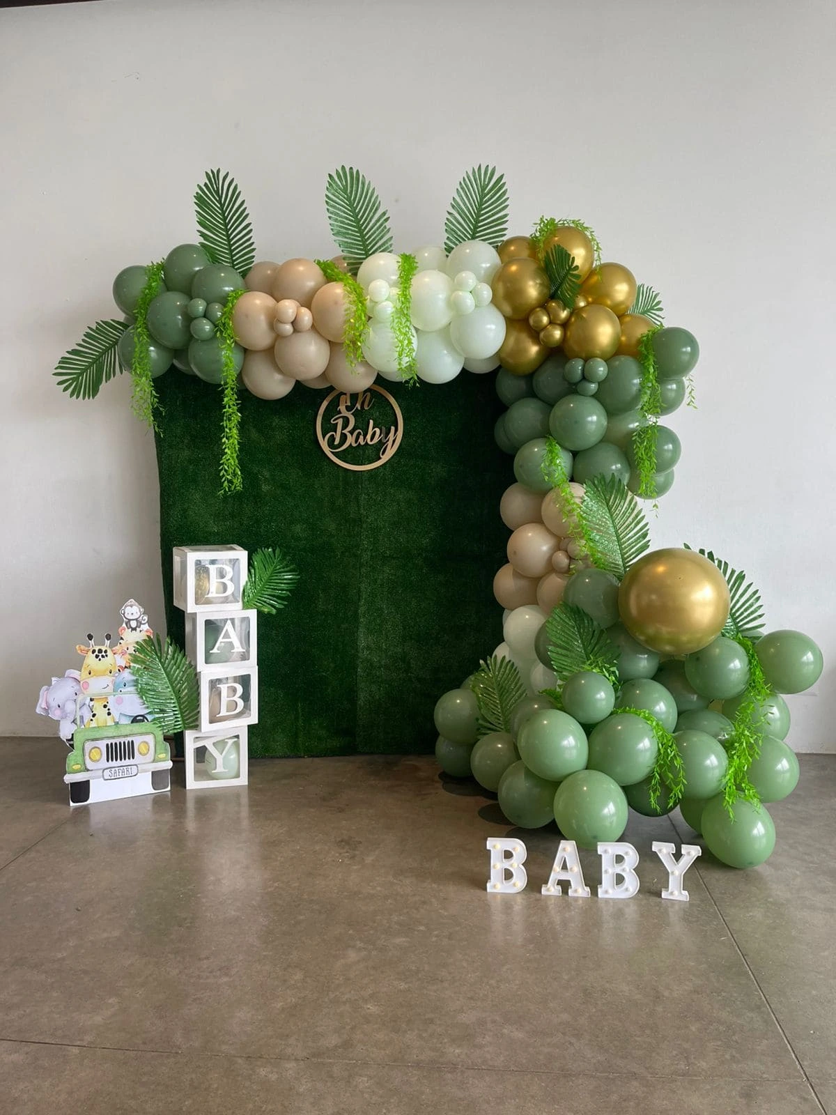 Globos personalizados para baby shower en El Salvador - Whith You Balloons & Memories