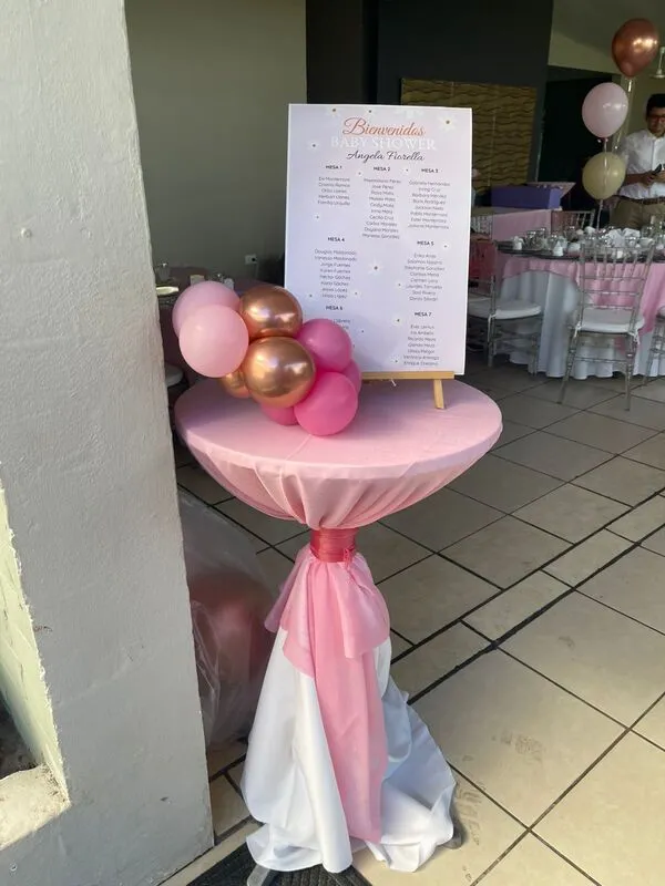 Ambientación sofisticada para bodas - Whith You Balloons & Memories